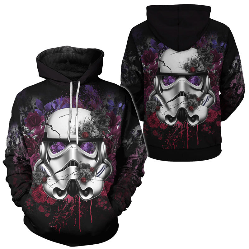 Stormtrooper Colorful Flower Hoodie