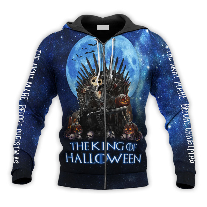 The King Of Halloween Zip Hoodie