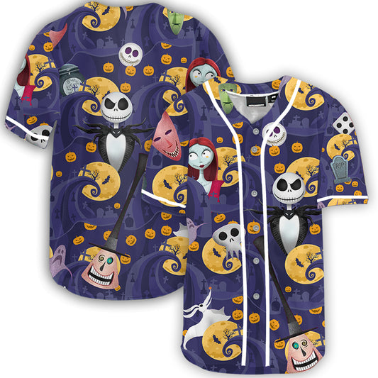 Pumpkin King The Nightmare Before Christmas Baseball Jersey