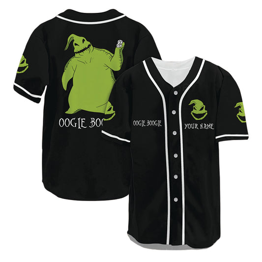 Personalized Nightmare Oogie Boogie Baseball Jersey