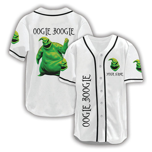 Personalized Nightmare Oogie Boogie Baseball Jersey