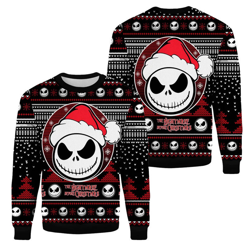 The Nightmare Before Christmas Jack Skellington Ugly Sweater