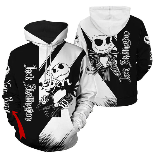 Personalized Jack Skellington And Zero Hoodie