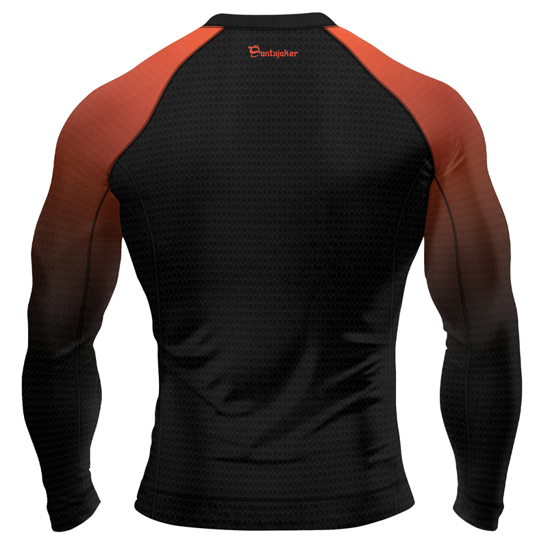 Superman Kryptonian Ember Men's Long Sleeve Rash Guard