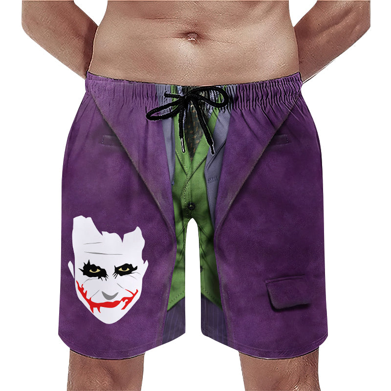 Joker Purple Hawaii Shorts