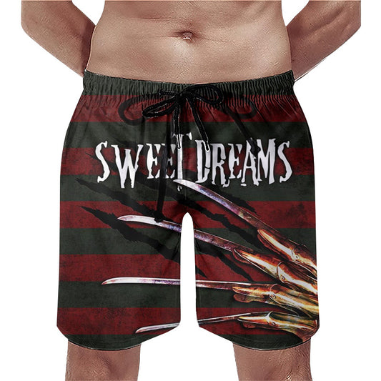 Sweet Dreams Freddy Krueger Beach Shorts
