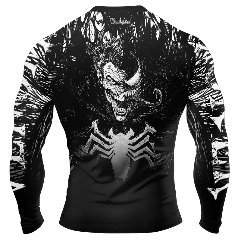 Venom Inside Joker Men's Long Sleeve Rash Guard