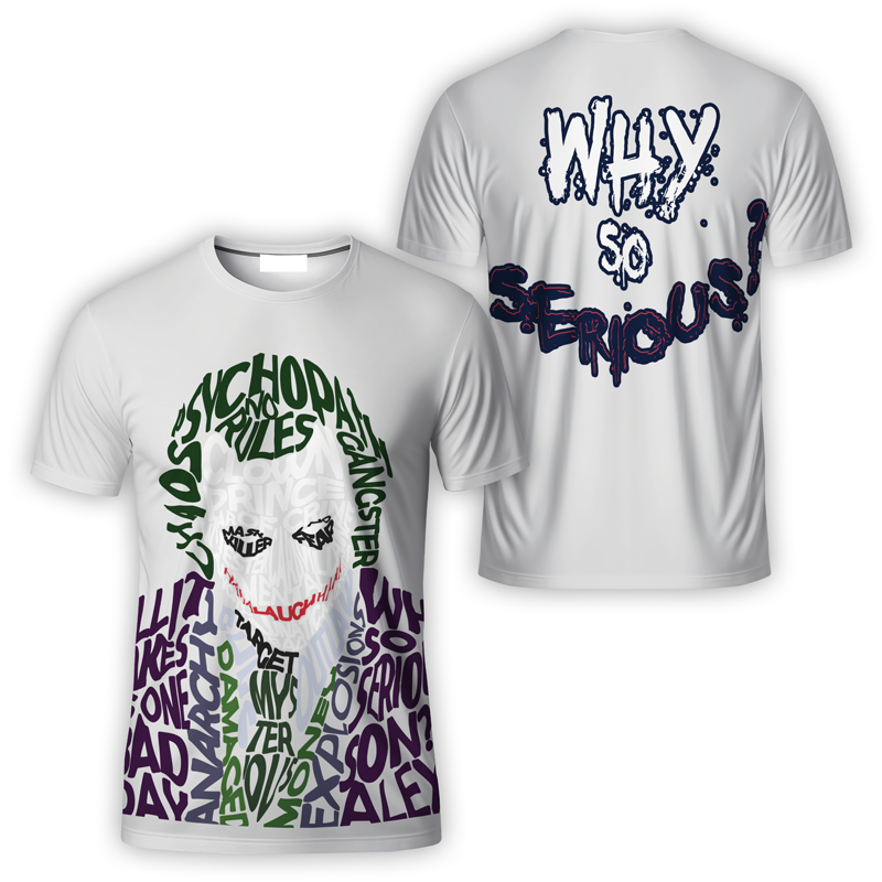 The Clown Prince of Crime Why So Serious T-shirt