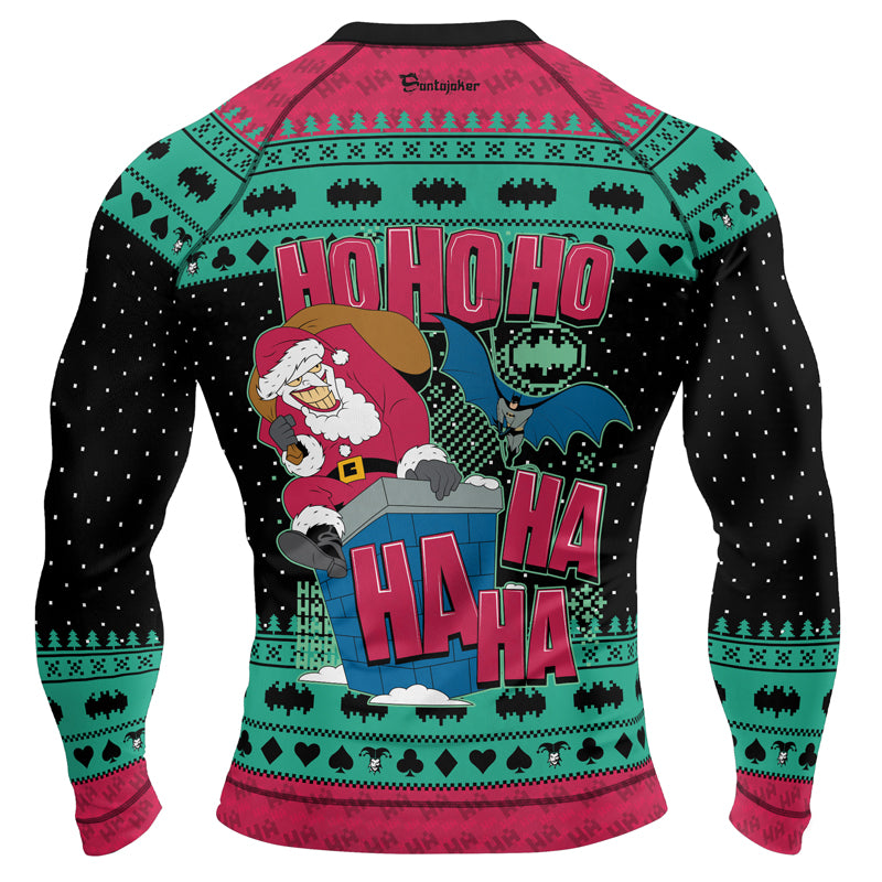 Ho Ho Ho Men's Long Sleeve Rash Guard