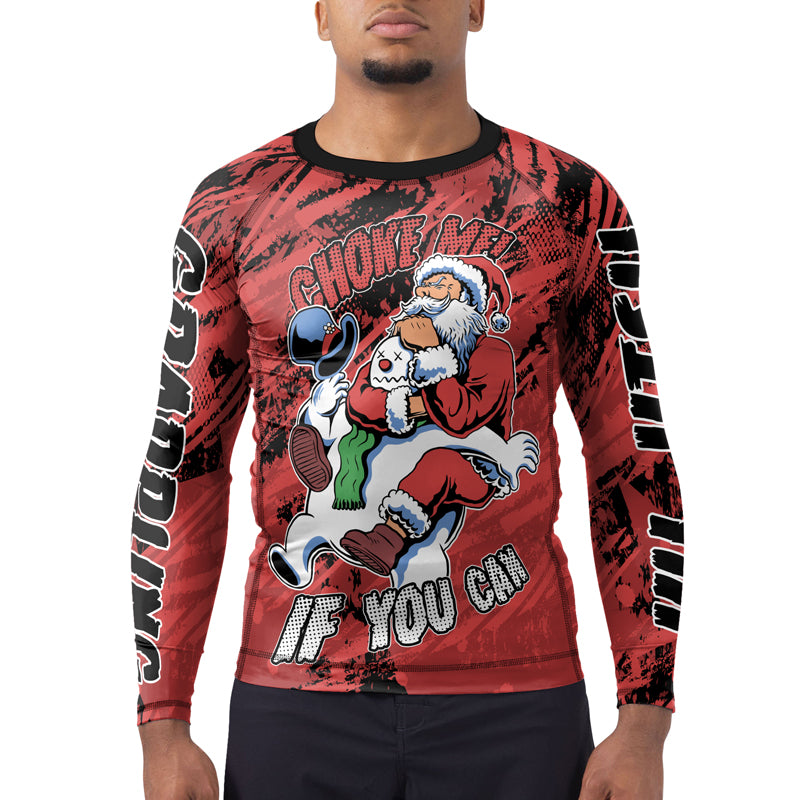 Choke Me If You Can Men's Long Sleeve Rash Guard