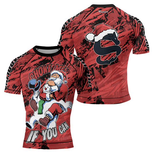 Choke Me If You Can Men's Short Sleeve Rash Guard