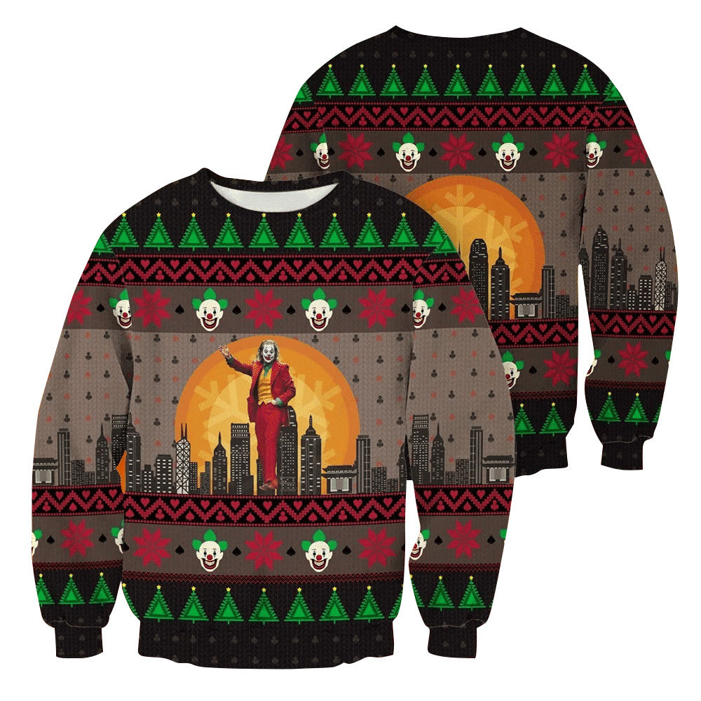 Joker In City Ugly Sweater