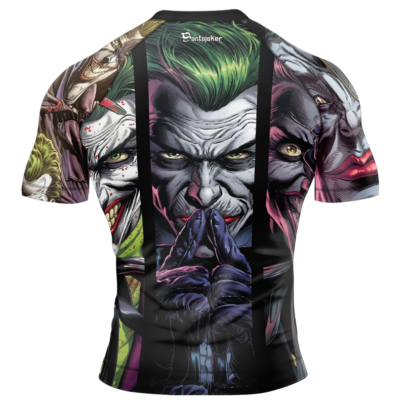 The Joker Dark Men's Short Sleeve Rash Guard