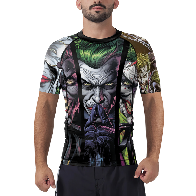 The Joker Dark Men's Short Sleeve Rash Guard