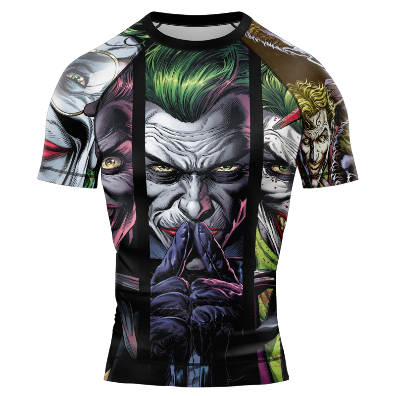 The Joker Dark Men's Short Sleeve Rash Guard