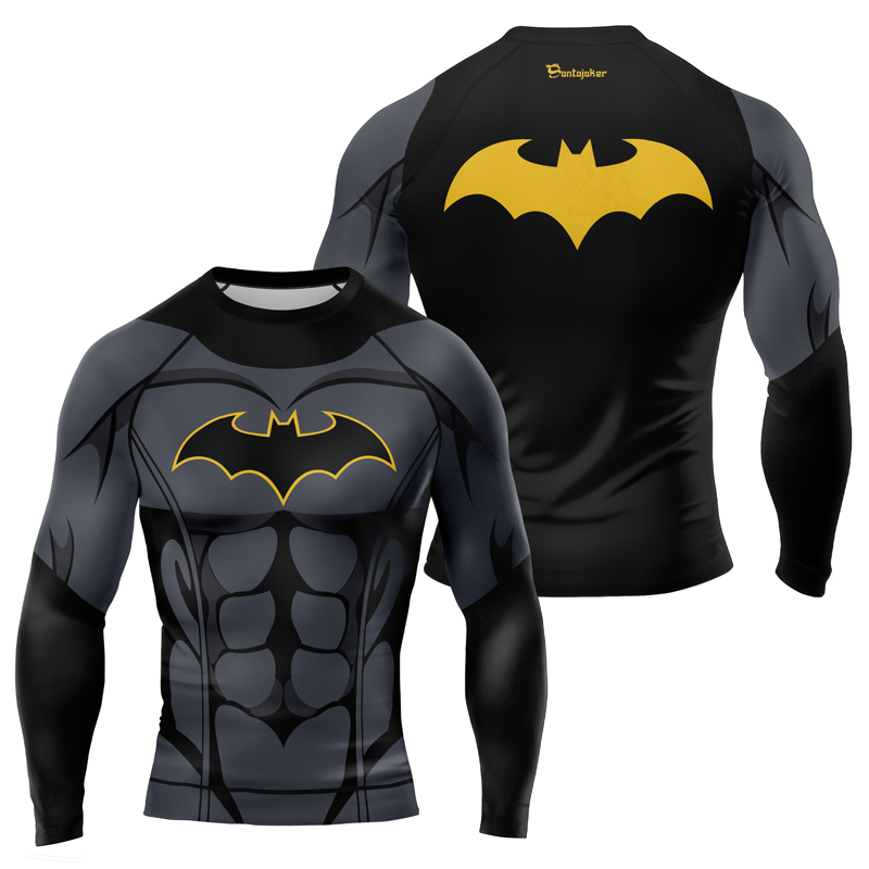 Batman Light Men's Long Sleeve Rash Guard