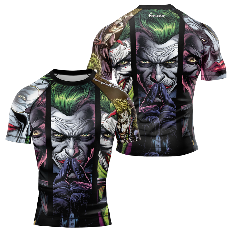 The Joker Dark Men's Short Sleeve Rash Guard