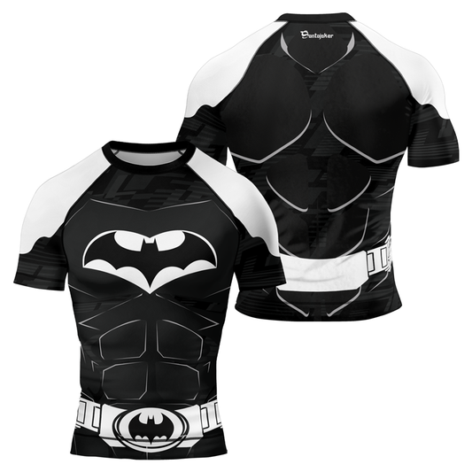 Dark Knight Battle Armor Men's Short Sleeve Rash Guard