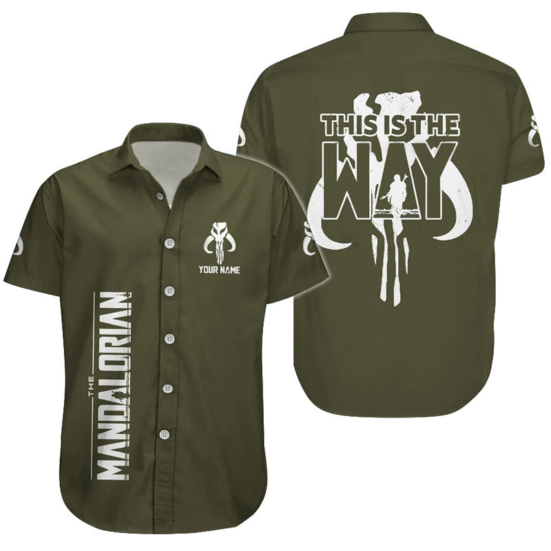 Personalized The Mandalorian This Is A Way Button Shirt