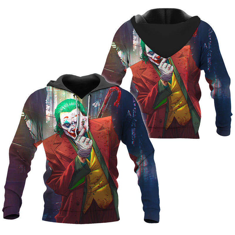 Joker Playing Card Hoodie 