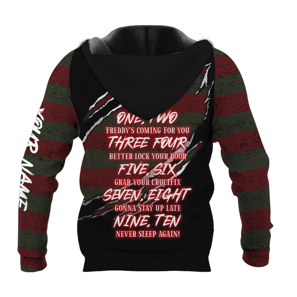 Personalize Sweet Dream Freddy's Coming For You Hoodie