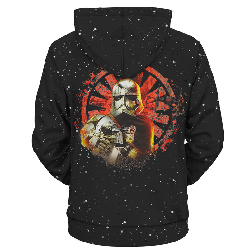 Stormtrooper Stars Space Hoodie