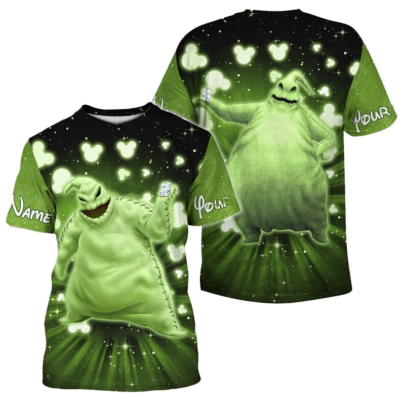 Personalized Oogie Boogie Green T-shirt