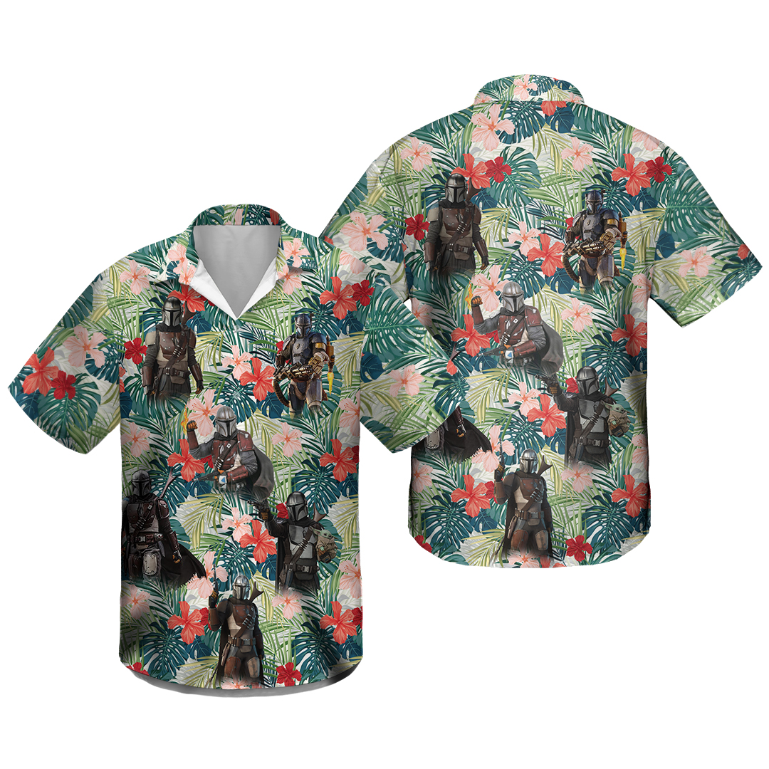 The Mandalorian Tropical Palm Hawaiian Shirt