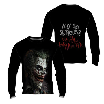 Why So Serious Joker Black Sweatshirt
