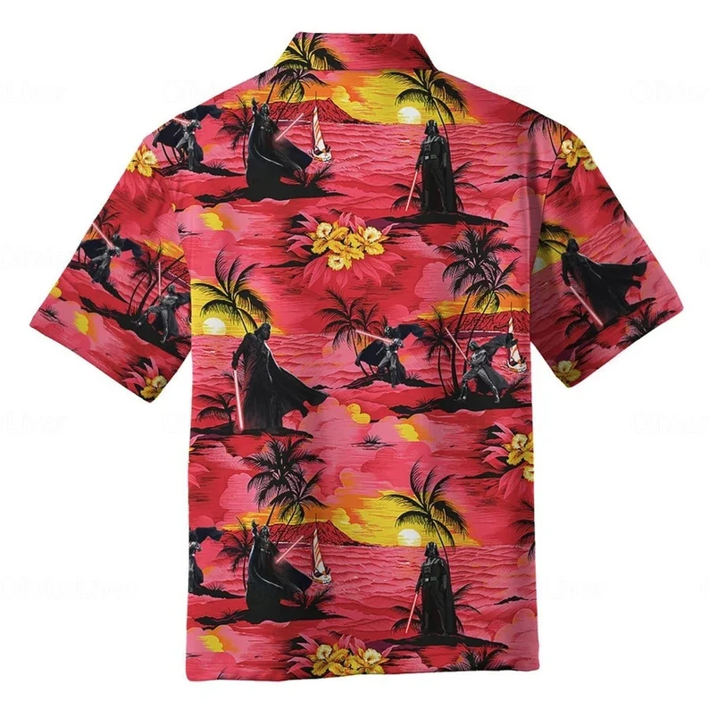 Darth Vader Palm Tree Hawaiian Shirt