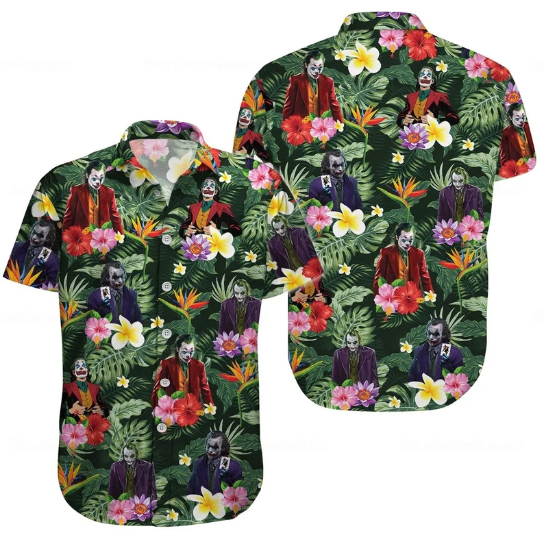 Joker Tropical Plant Button Shirt