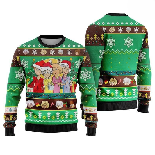 The Golden Girls Characters Ugly Sweater
