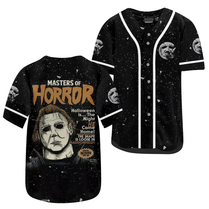 Michael Myers Masters Of Horror Baseball Jersey