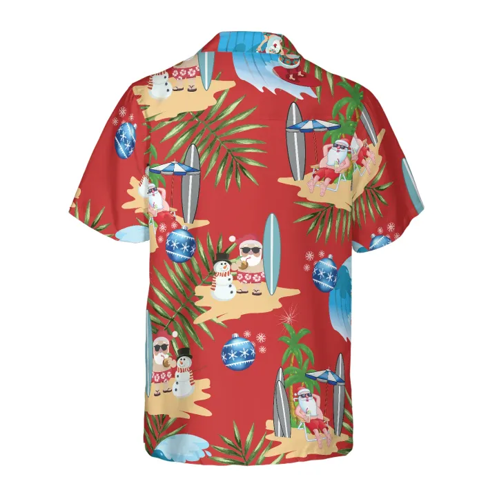 Santa Claus Summertime Hawaiian Shirt