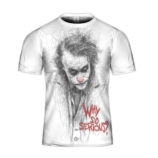 Joker Why So Serious HaHaHa White T-shirt