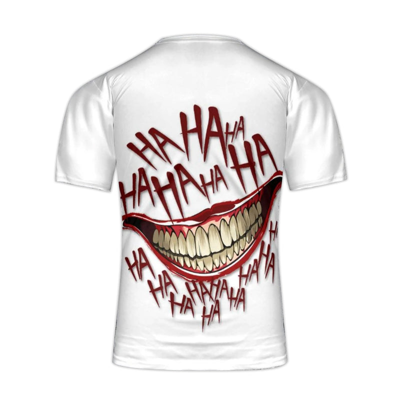 Joker Why So Serious HaHaHa White T-shirt