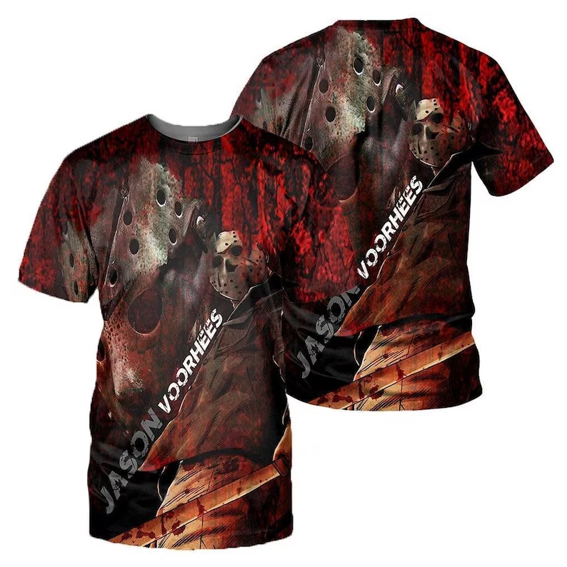 Jason Voorhees Horror Movie T-shirt