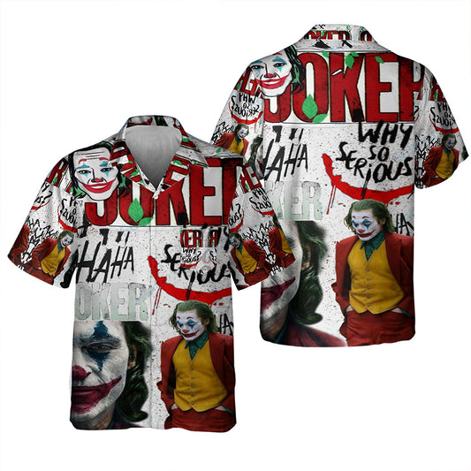 Joker HaHaHa Why So Serious Hawaiian Shirt