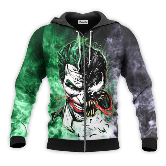 Joker Venom Zip Hoodie