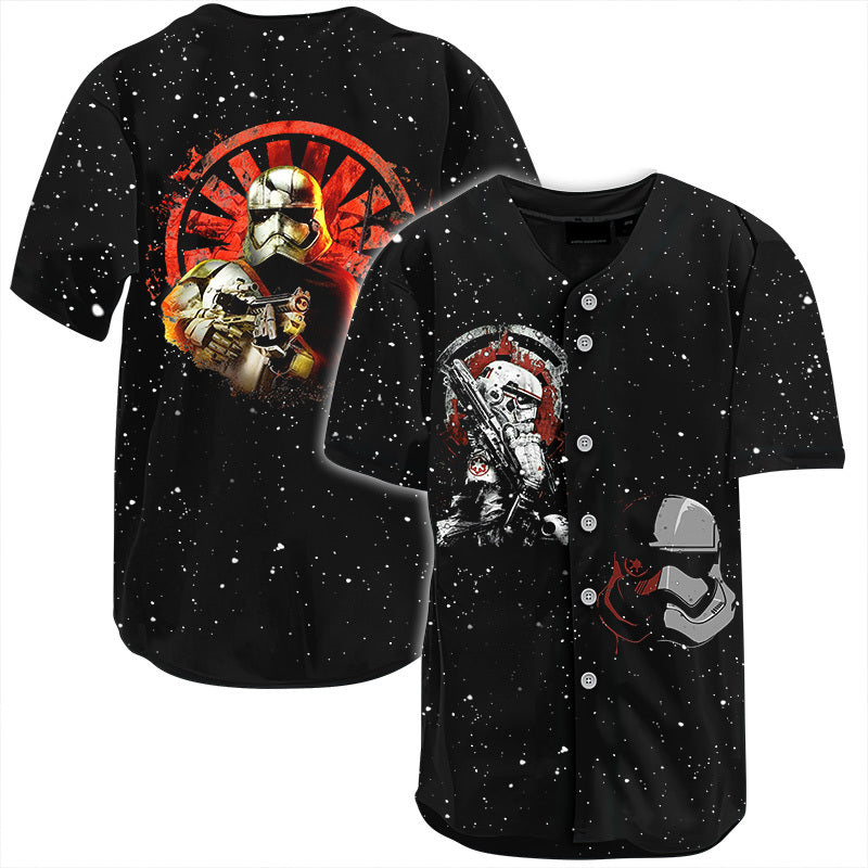 Stormtrooper Stars Space Baseball Jersey