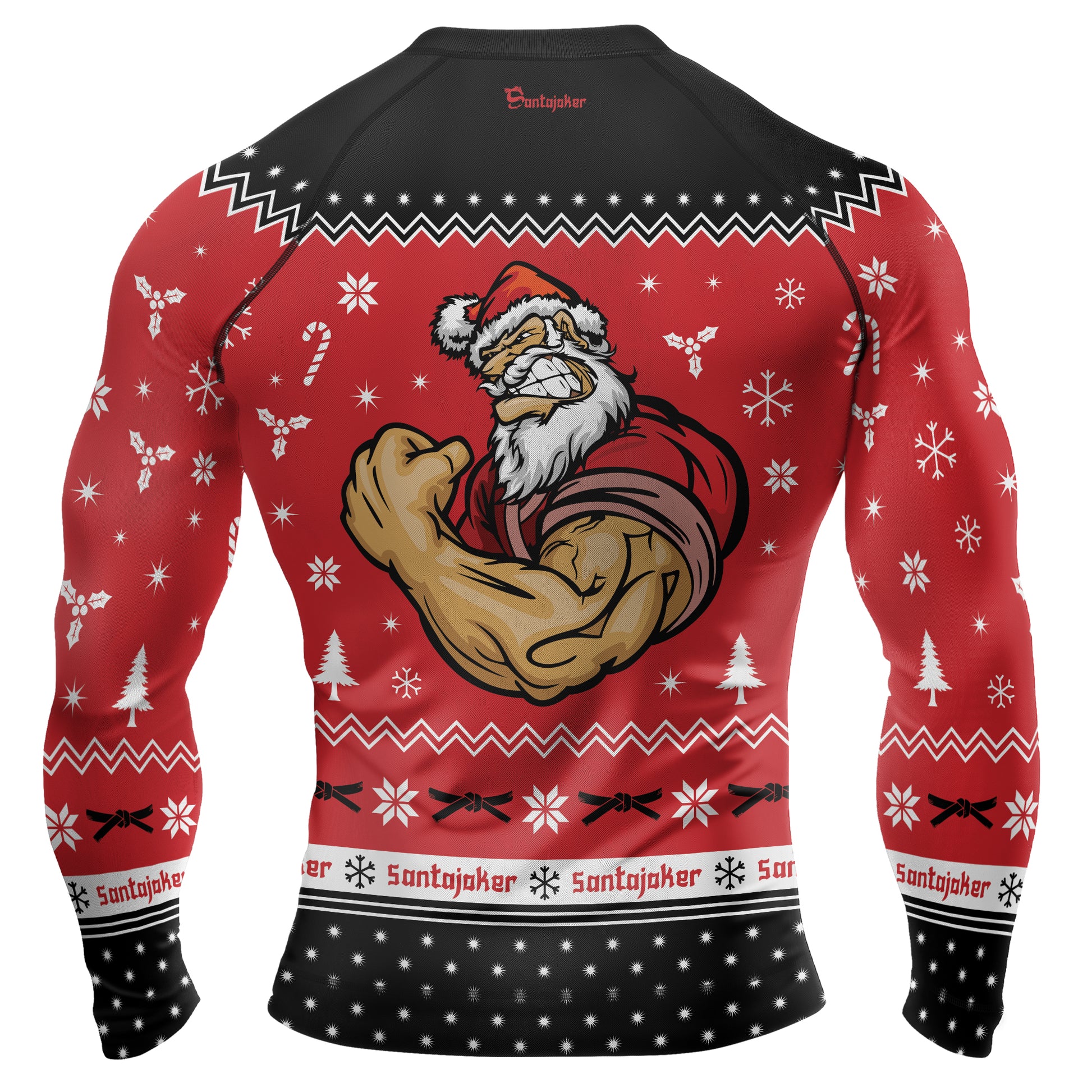 Merry Liftmas Men's Long Sleeve Rash Guard