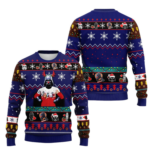 Darth Vader Reindeer Christmas Ugly Sweater