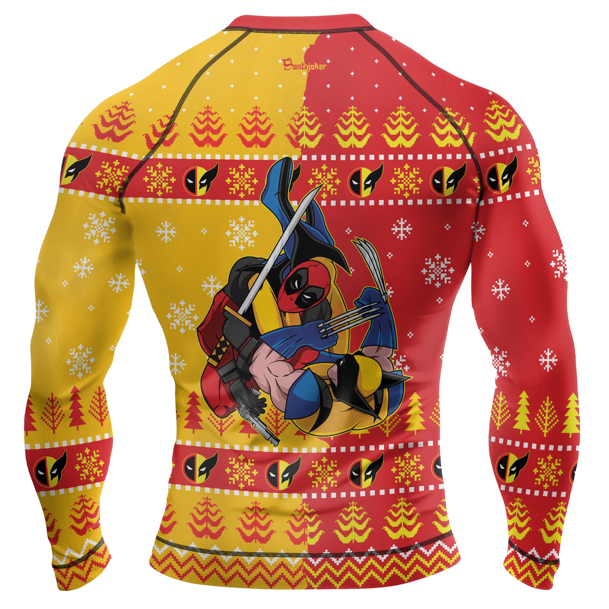 Claws and Chaos Men's Long Sleeve Rash Guard