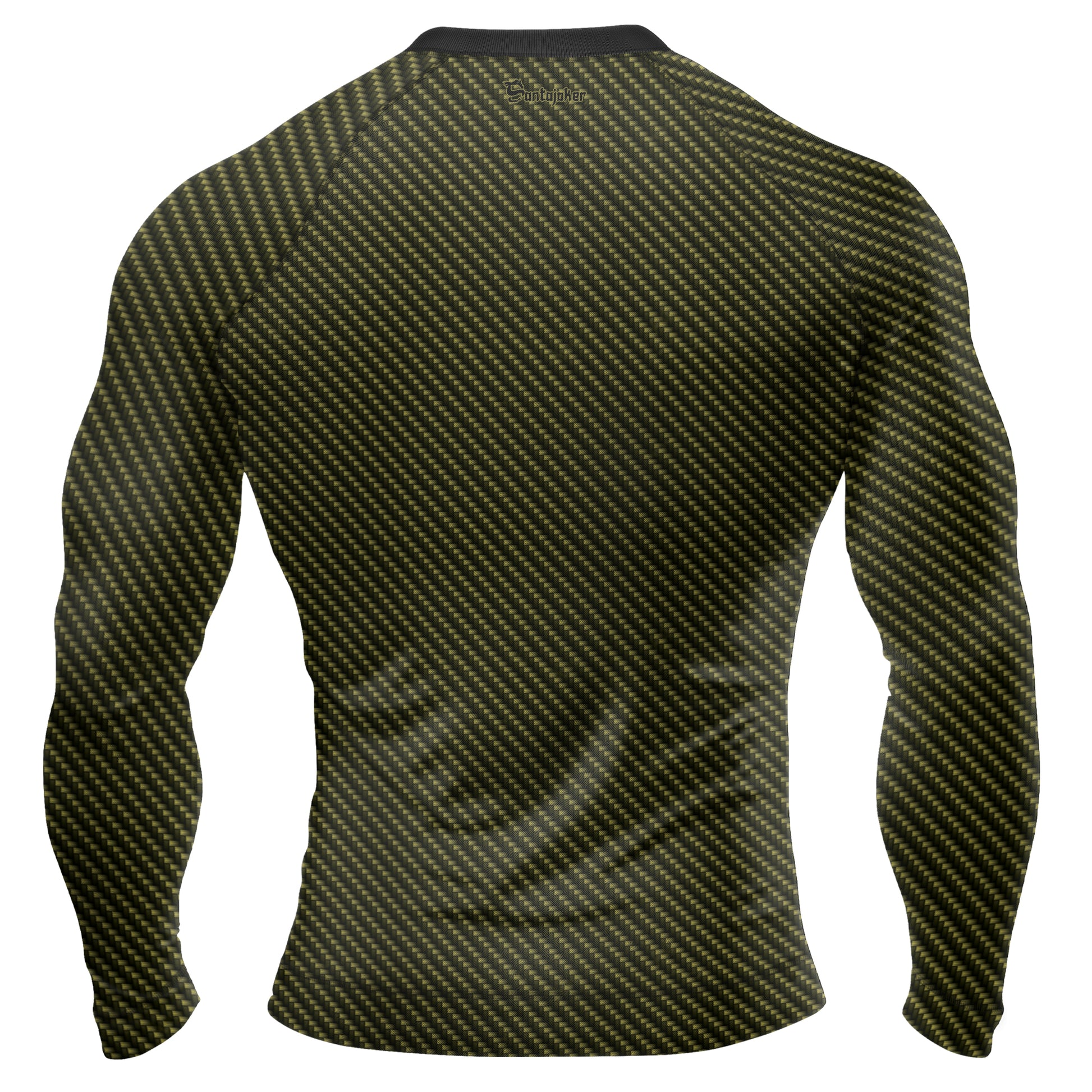 Bronze Bat Wing Men's Long Sleeve Rash Guard