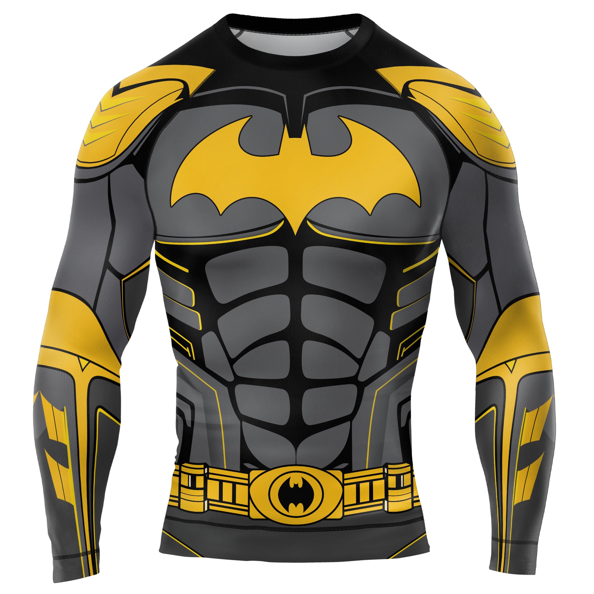 Yellow Bat Knight Armor Men's Long Sleeve Rash Guard | Rash Guard