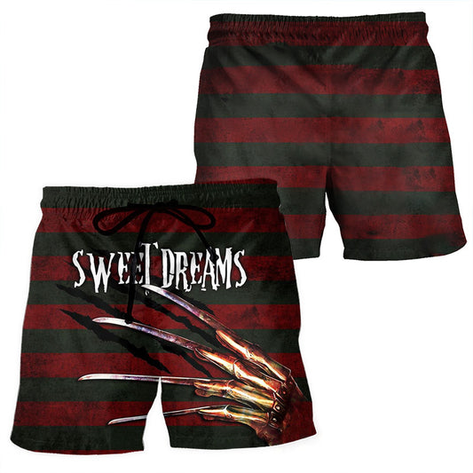 Sweet Dreams Freddy Krueger Beach Shorts