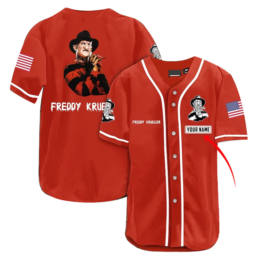 Santajoker Personalized Bud Light Cardinal American Flag Baseball Jersey