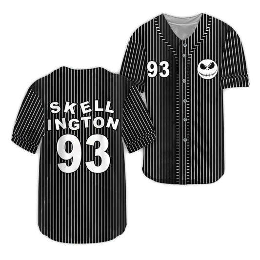 Jack Skellington 93 Baseball Jersey