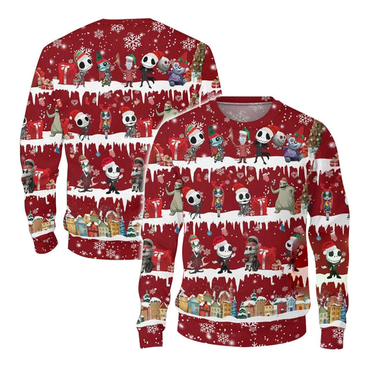 Jack Sally Oogie Boogie Ugly Sweater