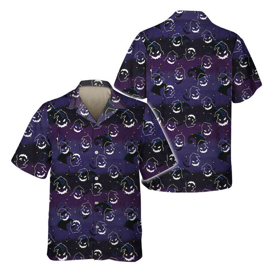 Oogie Boogie Nightmare Purple Hawaiian Shirt